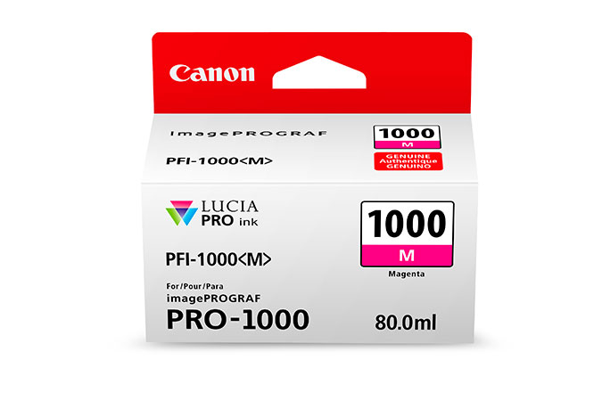Картридж Canon PFI-1000 M (малиновый) 80 мл