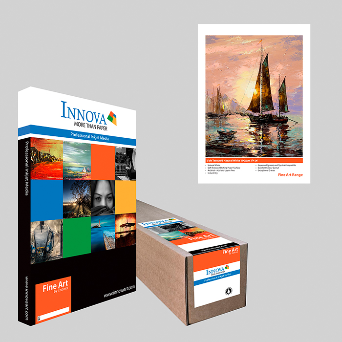 Innova Soft Textured Natural White 190gsm (IFA06)