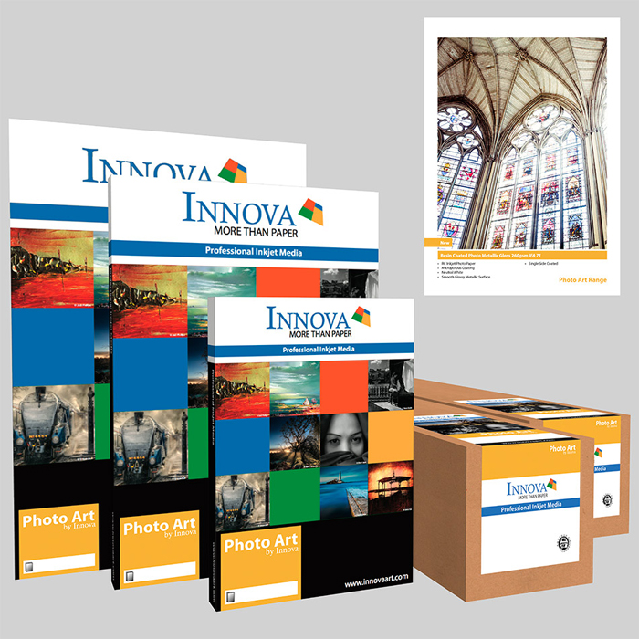 Innova Resin Coated Photo Metallic Gloss 260gsm (IFA71)
